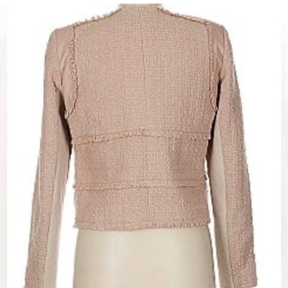 Rebecca Taylor Tweed Zip Up Blazer - Picture 16 of 16